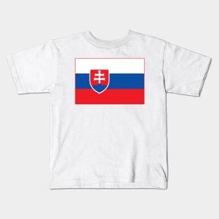 Flag of Slovakia Kids T-Shirt